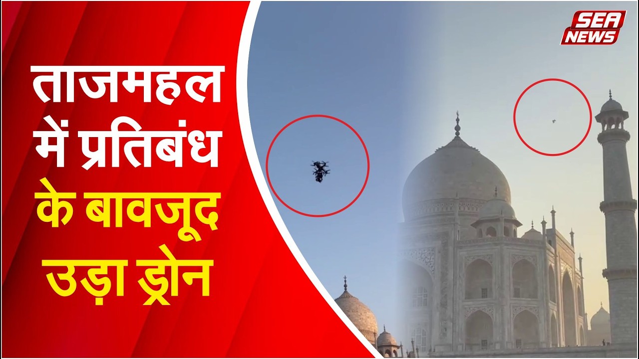 taj mahal drone